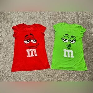 Vintage Dress Set! M&M T-shirt Dress! Matching Set of 2!